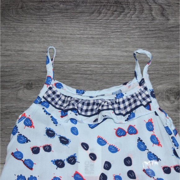Epic Threads Toddler Girls Light Weight Summer Tank Top-Blue-Size 4T-NWT - Picture 2 of 5